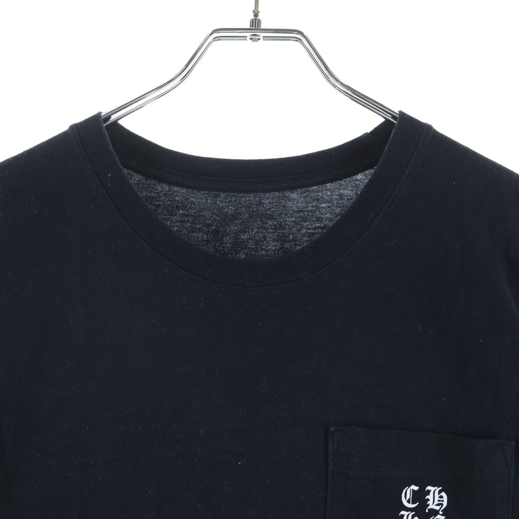 CHROME HEARTS(クロムハーツ) CH S/S フロントTバー バックホースシュープリント 半袖Tシャツカットソー ブラック