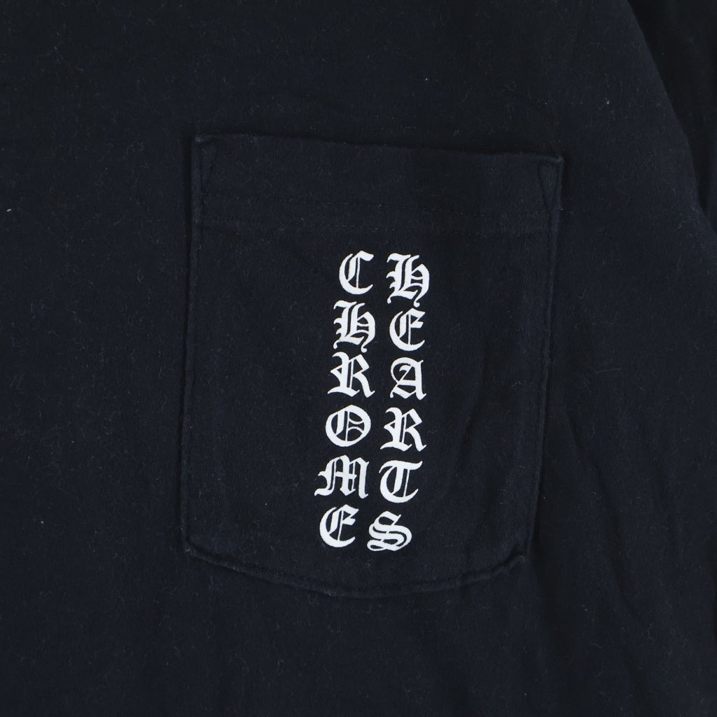 CHROME HEARTS(クロムハーツ) CH S/S フロントTバー バックホースシュープリント 半袖Tシャツカットソー ブラック
