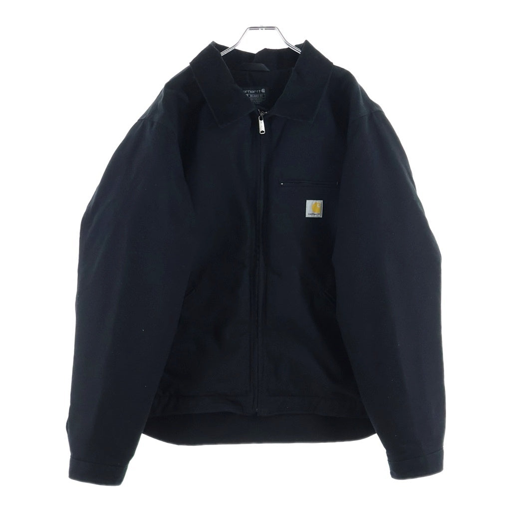 CARHARTT(カーハート) DUCK DETROIT JACKET デトロイトジャケット コーデュロイ切替ジャケット ブラック 0J3828‐M