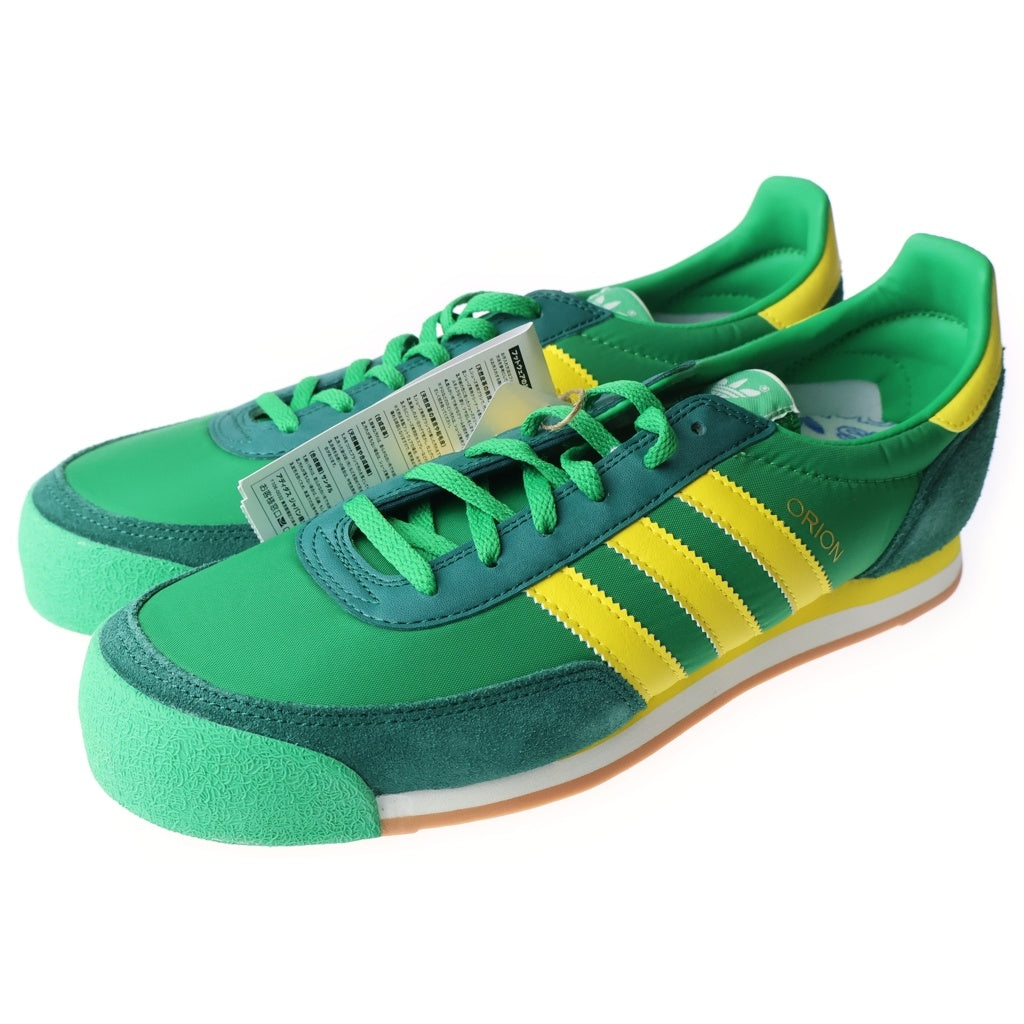 adidas(アディダス) ORION オリオン ローカットスニーカー ガムソール ナイロン グリーン/イエロー FX5648