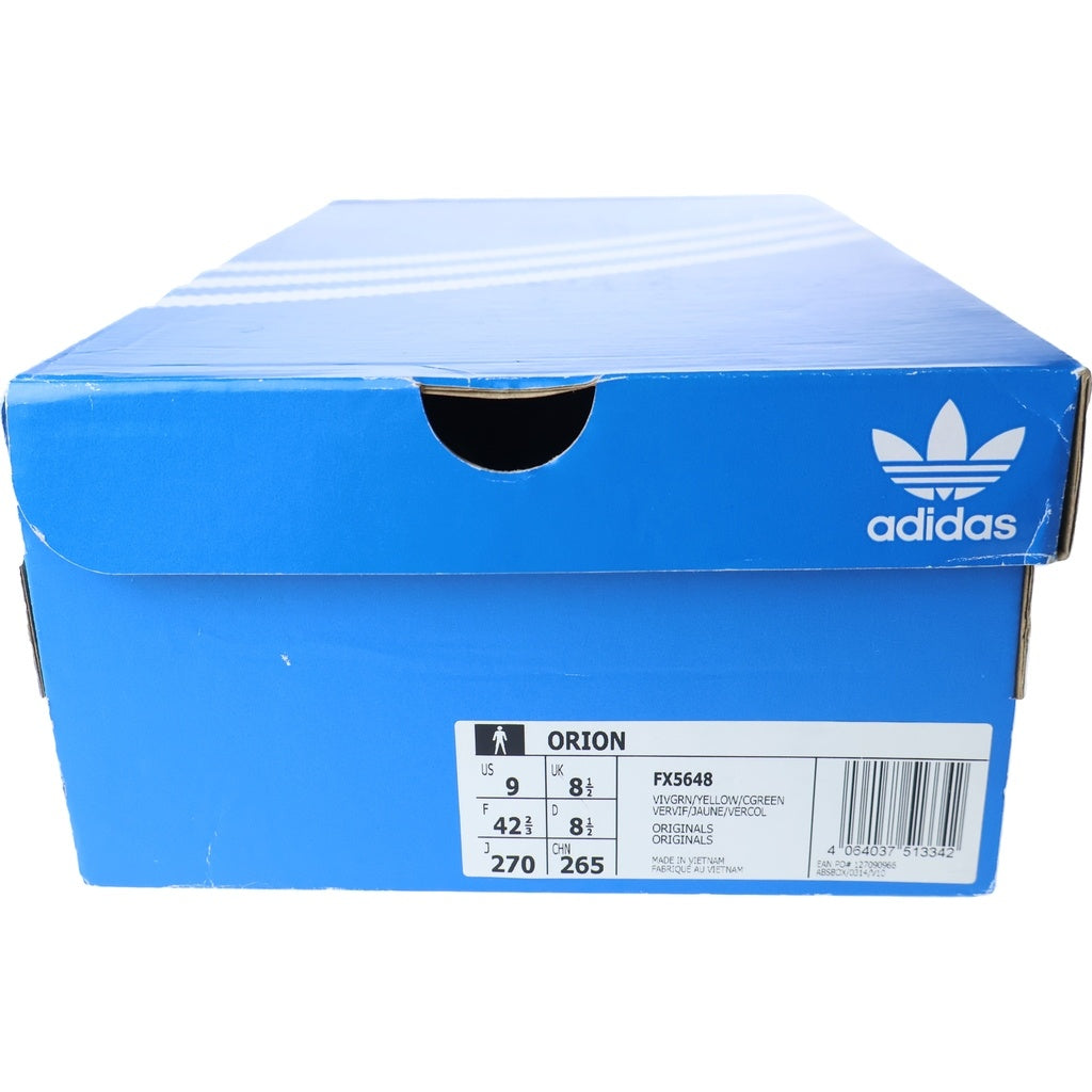 adidas(アディダス) ORION オリオン ローカットスニーカー ガムソール ナイロン グリーン/イエロー FX5648
