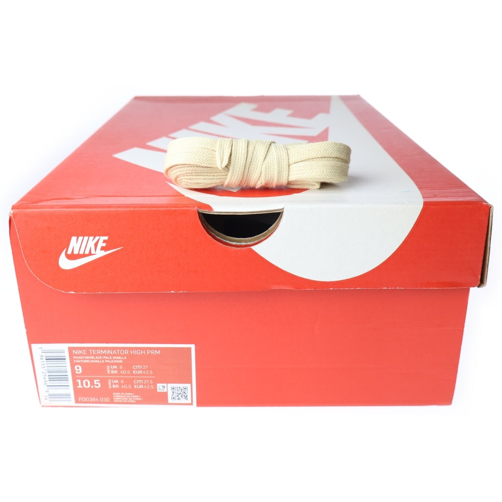 NIKE(ナイキ) Terminator High Black and Phantom ターミネーター ハイ ブラック アンド ファントム ハイカットスニーカー US10.5/27cm ブラック FD0394 030