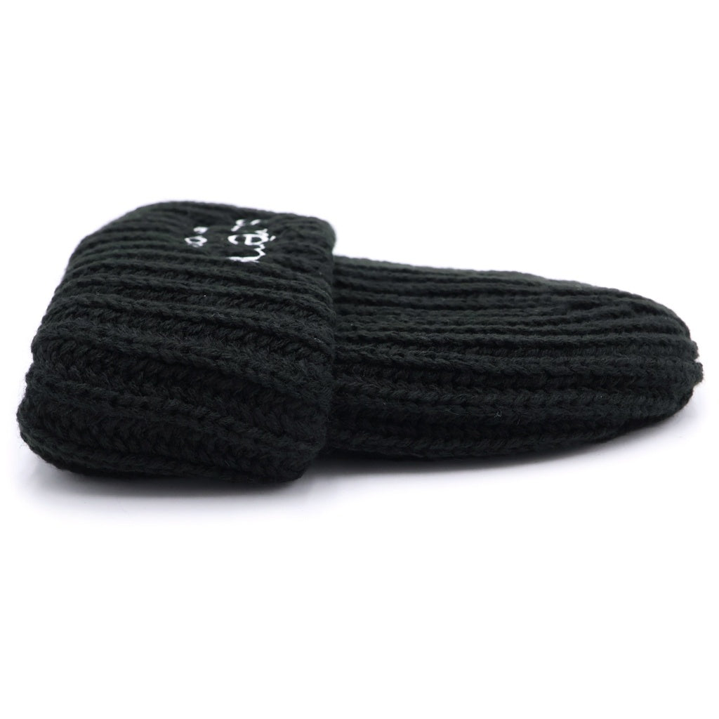 SUPREME(シュプリーム) 24AW Classic Logo Chunky Ribbed Beanie クラシックロゴ チャンキーリブニットビーニー ブラック