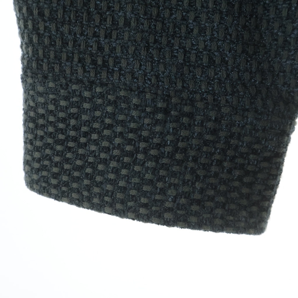 KITH(キス) Mixed Weave Apollo Shirt ロゴ刺? テクスチャードウィーブシャツ グレー 25‐050‐060‐0008‐3‐0