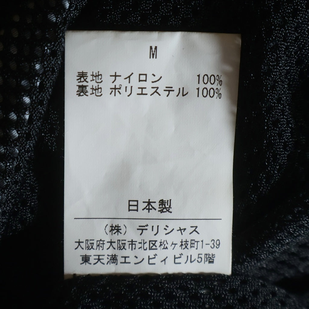 S.F.C(ストライプス フォー クリエイティ) WINDOBREAKER PANTS REAL TREE CAMO ロゴ刺繍 ナイロンイージーパンツ ブラック