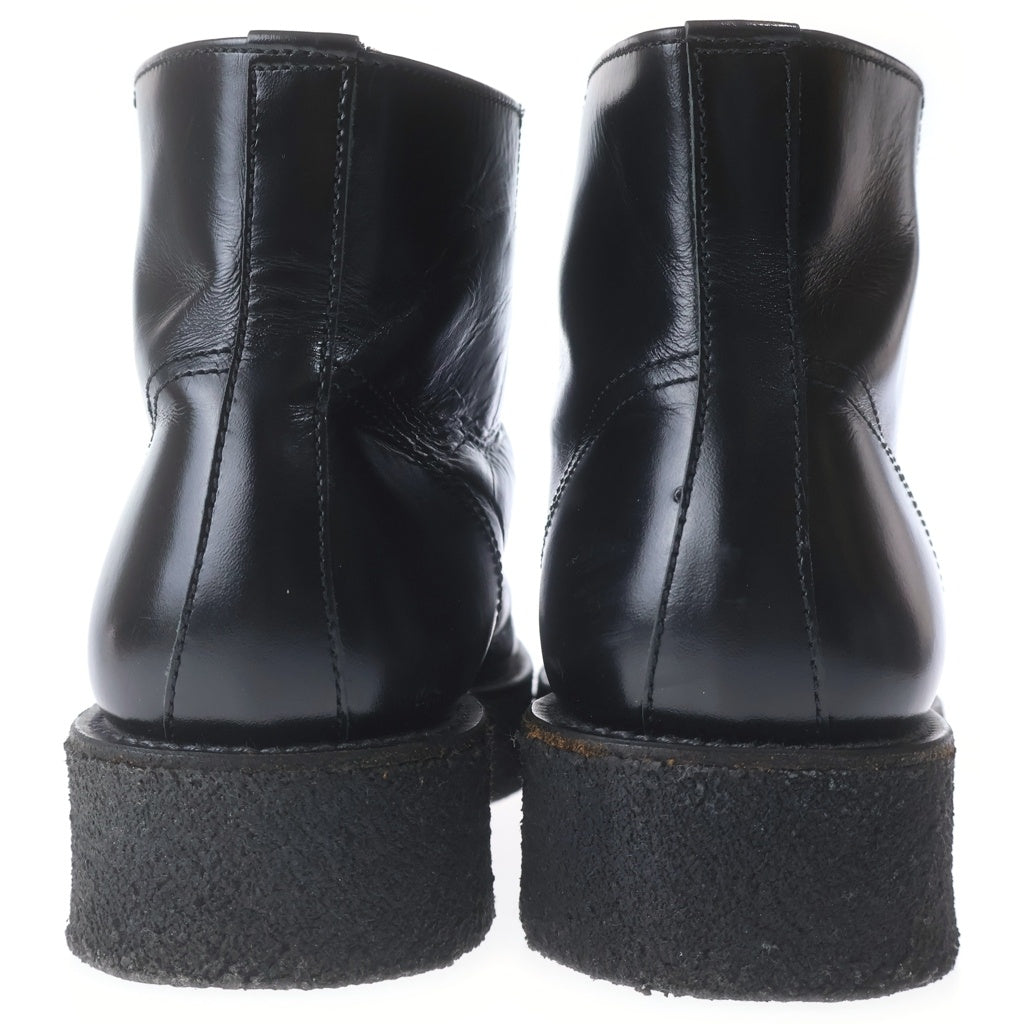 Yohji Yamamoto POUR HOMME(ヨウジヤマモト プールオム) デミブーツ レースアップスニーカー ハイカットブーツ ブラック HE-E53-764