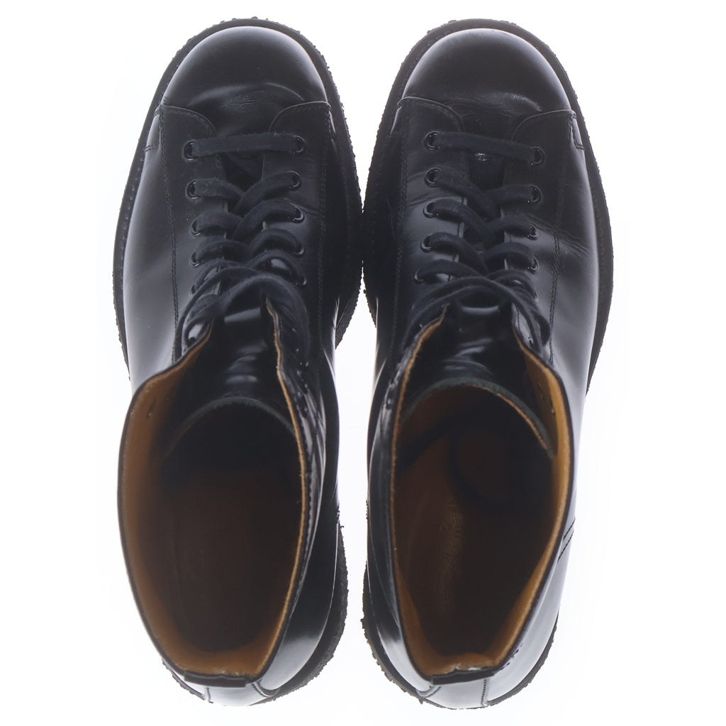 Yohji Yamamoto POUR HOMME(ヨウジヤマモト プールオム) デミブーツ レースアップスニーカー ハイカットブーツ ブラック HE-E53-764