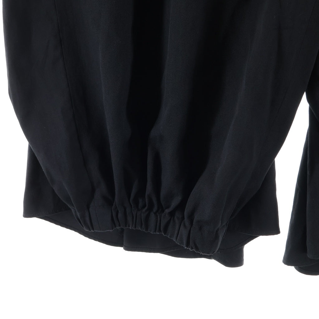 Yohji Yamamoto POUR HOMME(ヨウジヤマモト プールオム) 22AW ウールギャバカラスパンツ スラックス ブラック HE-P03-140