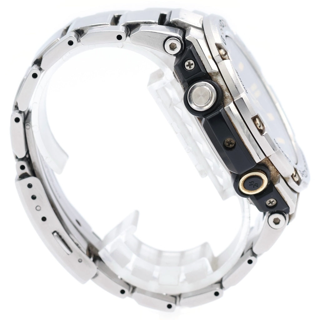 CASIO G-SHOCK(カシオ ジーショック) G-STEEL GST-B100D-1A9JF Gスチール Bluetooth対応 ソーラークォーツ 腕時計 シルバー/ゴールド
