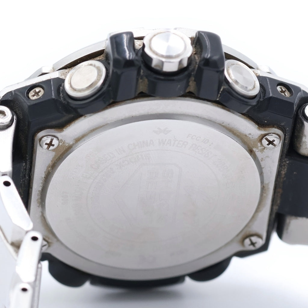 CASIO G-SHOCK(カシオ ジーショック) G-STEEL GST-B100D-1A9JF Gスチール Bluetooth対応 ソーラークォーツ 腕時計 シルバー/ゴールド