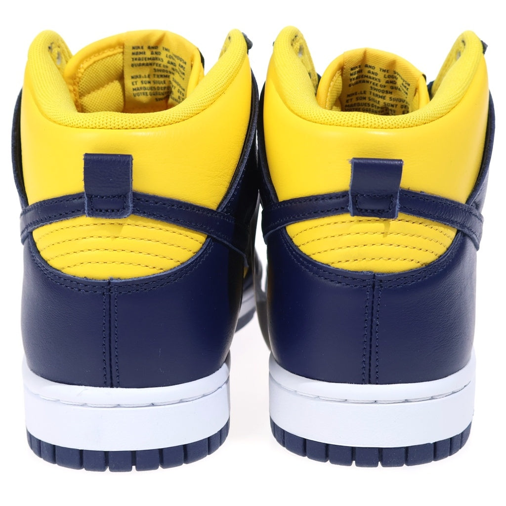 NIKE(ナイキ) Dunk High Retro SE Michigan(2025) ダンク ハイ レトロ SE ミシガン(2025) US10.5/27.5CM HF3143-700