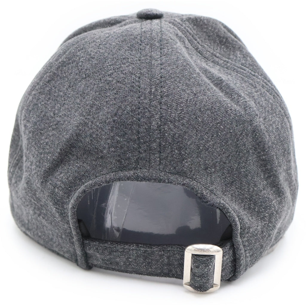 CELINE(セリーヌ) Initial Cap 2AUY8932F フロント イニシャルロゴ ベースボールキャップ 帽子 グレー