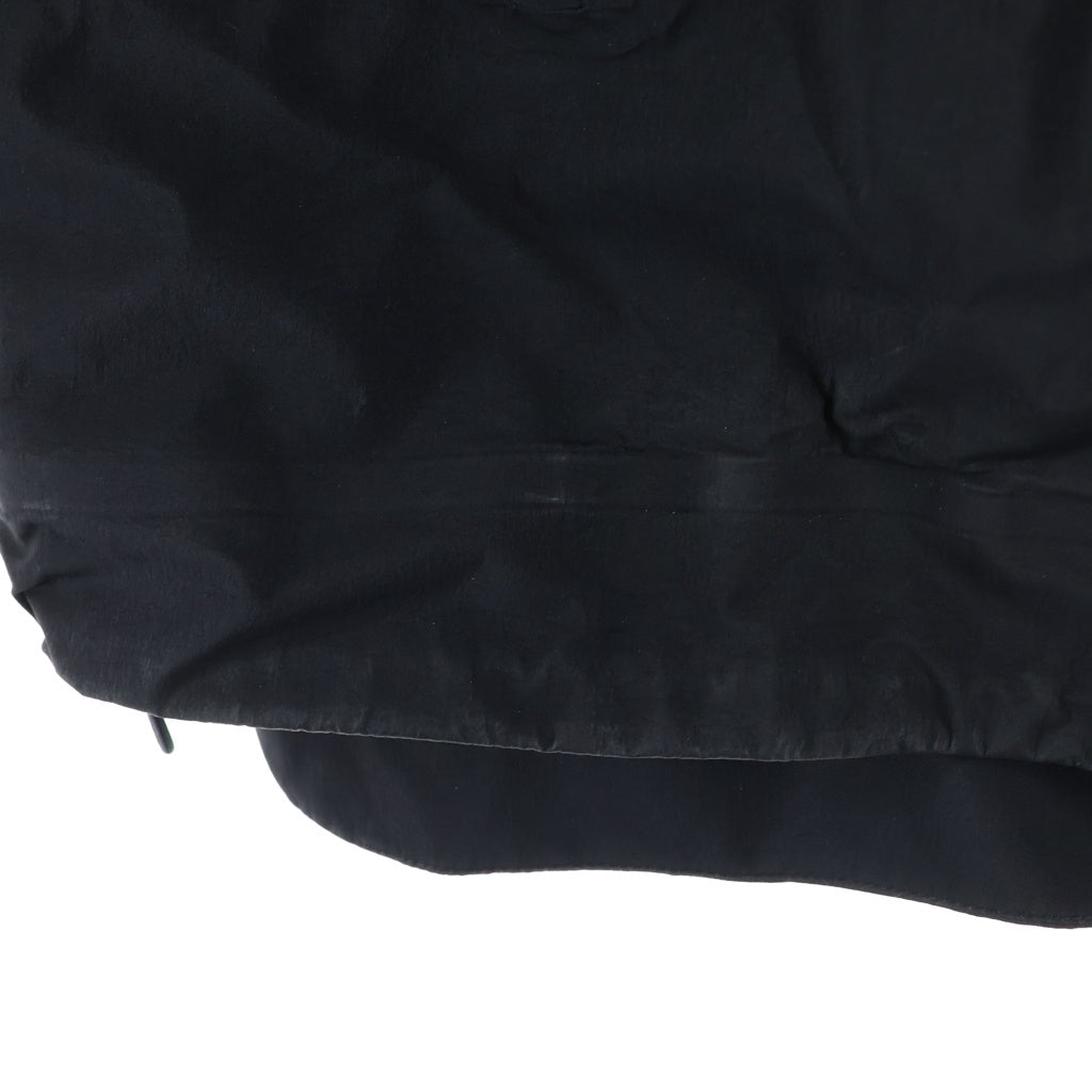MONCLER(モンクレール) 21AW× RHC Ron Herman MOIRANS G20971A00034 アールエイチシー ロンハーマン別注 モワラン フロントロゴプリント ナイロンマウンテンジャケット ブラック