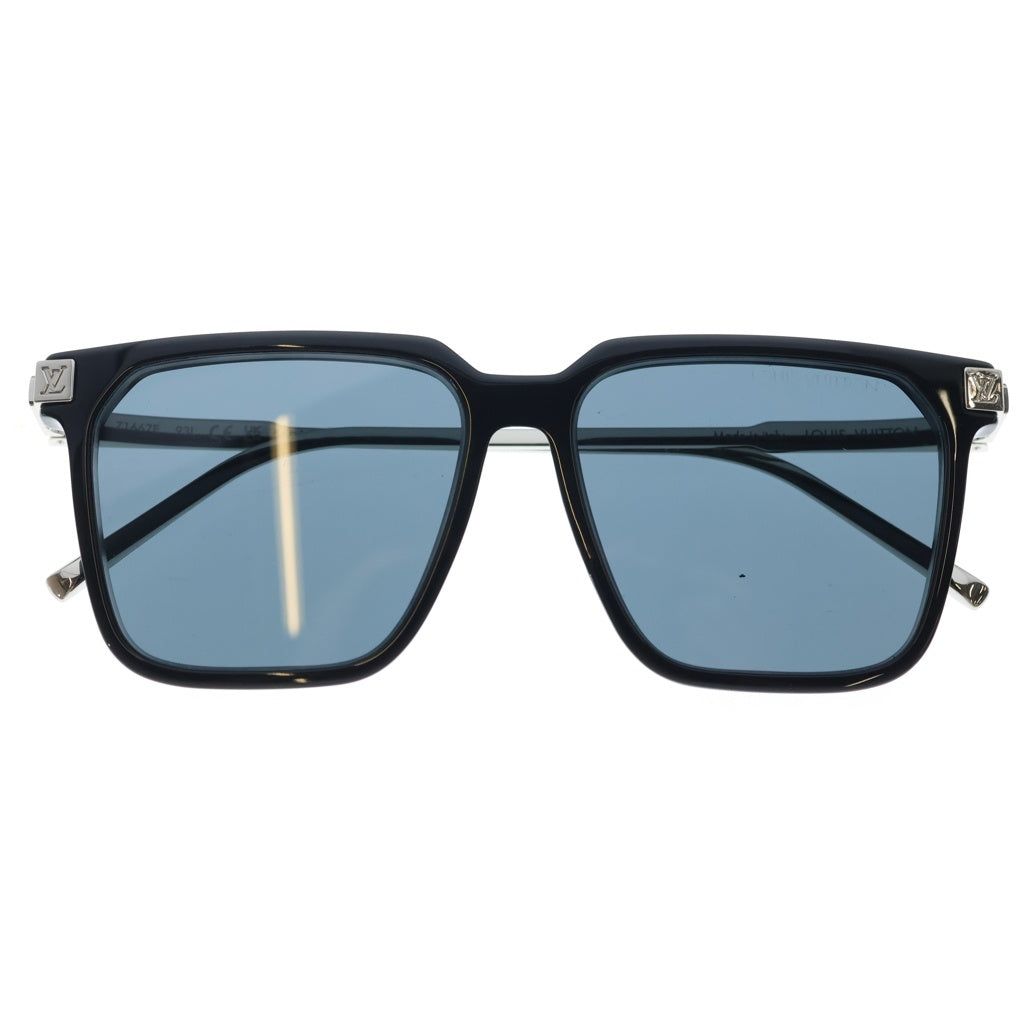 LOUIS VUITTON(ルイヴィトン) LVライズ・スクエア ダークブルーレンズ サングラス アイウェア 眼鏡 Z1667E ブラック/シルバー
