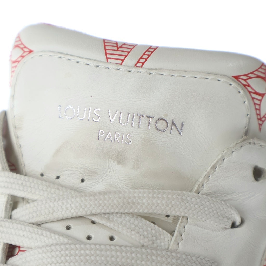 LOUIS VUITTON(ルイヴィトン) ビバリーヒルズ ライン モノグラム レザーローカットスニーカー ホワイト/レッド