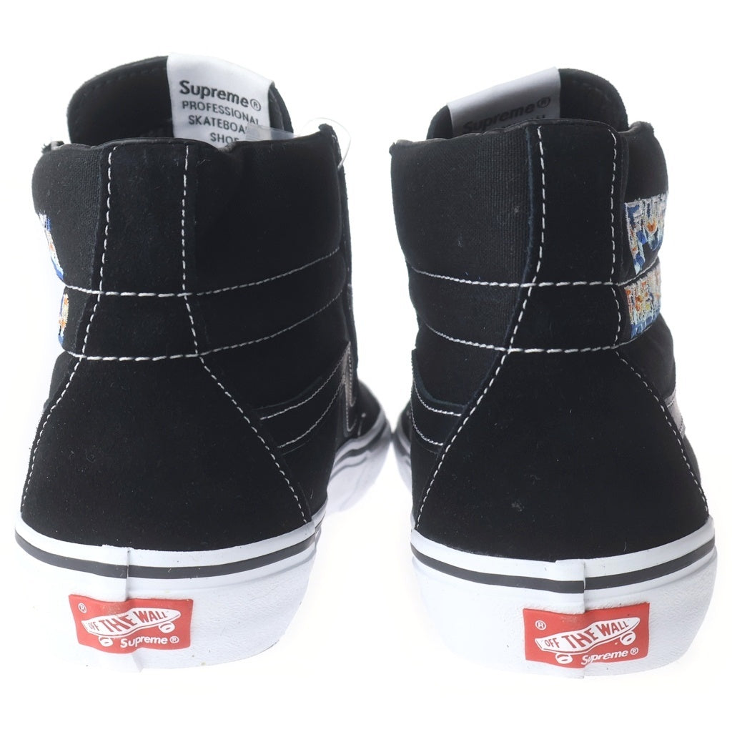 SUPREME(シュプリーム) 19AW ×VANS Sk8-Hi Pro Fuck the world スケートハイ ファックザワールド ローカットスニーカー ブラック VN0A45JDSY1