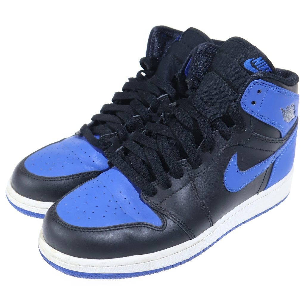 NIKE(ナイキ) GS Air Jordan 1 Retro High OG Black/Varsity Royal GS エアジョーダン1 レトロ ハイ OG ブラック/バーシティロイヤル US5/24cm ブルー/ブラック 575441 080 レディース