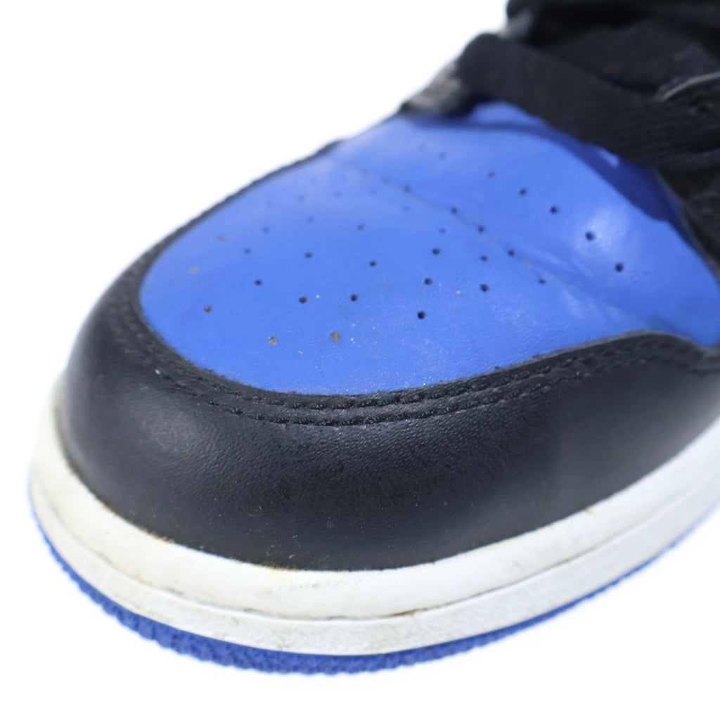 NIKE(ナイキ) GS Air Jordan 1 Retro High OG Black/Varsity Royal GS エアジョーダン1 レトロ ハイ OG ブラック/バーシティロイヤル US5/24cm ブルー/ブラック 575441 080 レディース
