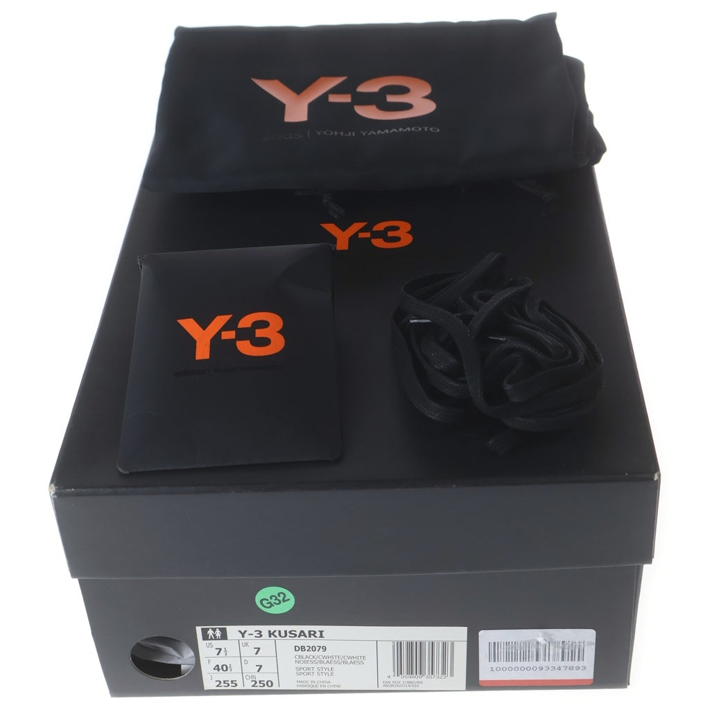 Y-3(ワイスリー) KUSARI クサリ ローカットスニーカー ランニングシューズ ブラック DB2079