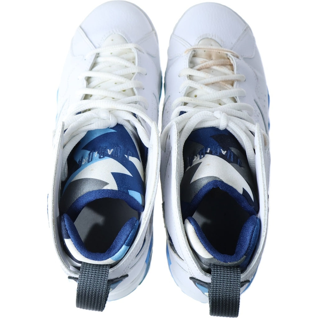 NIKE(ナイキ) GS Air Jordan 7 Retro French Blue GS エアジョーダン7 レトロ フレンチブルー US6Y/24cm ホワイト 304774 107 レディース