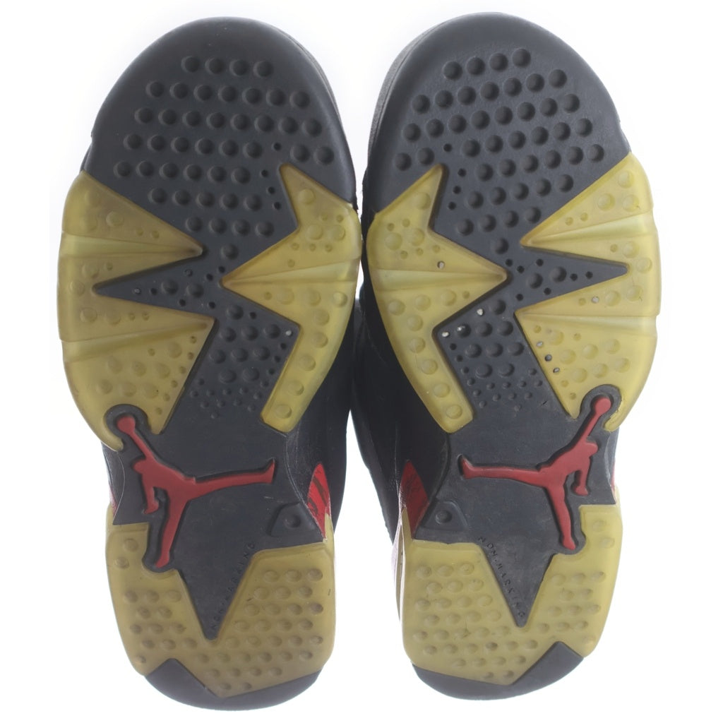NIKE(ナイキ) GS Air Jordan 6 Retro Black/Varsity Red GS エアジョーダン6 レトロ ブラック/バーシティレッド US6.5Y/24.5cm ブラック 384665 061 レディース