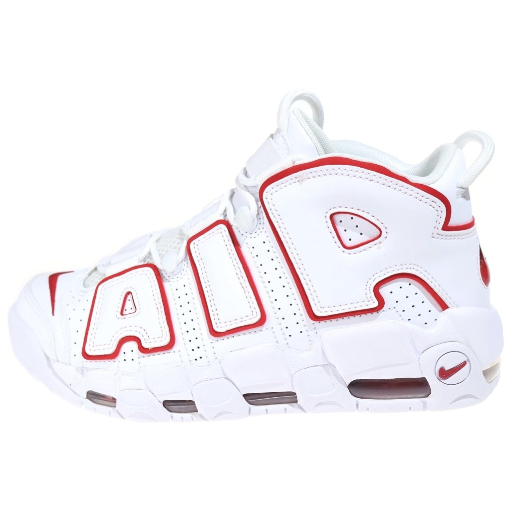 NIKE(ナイキ) AIR MORE UPTEMPO WHITE/VARSITY RED エア モア アップテンポ ホワイト/バーシティレッド ホワイト US7.5/25.5cm 921948 102 レディース