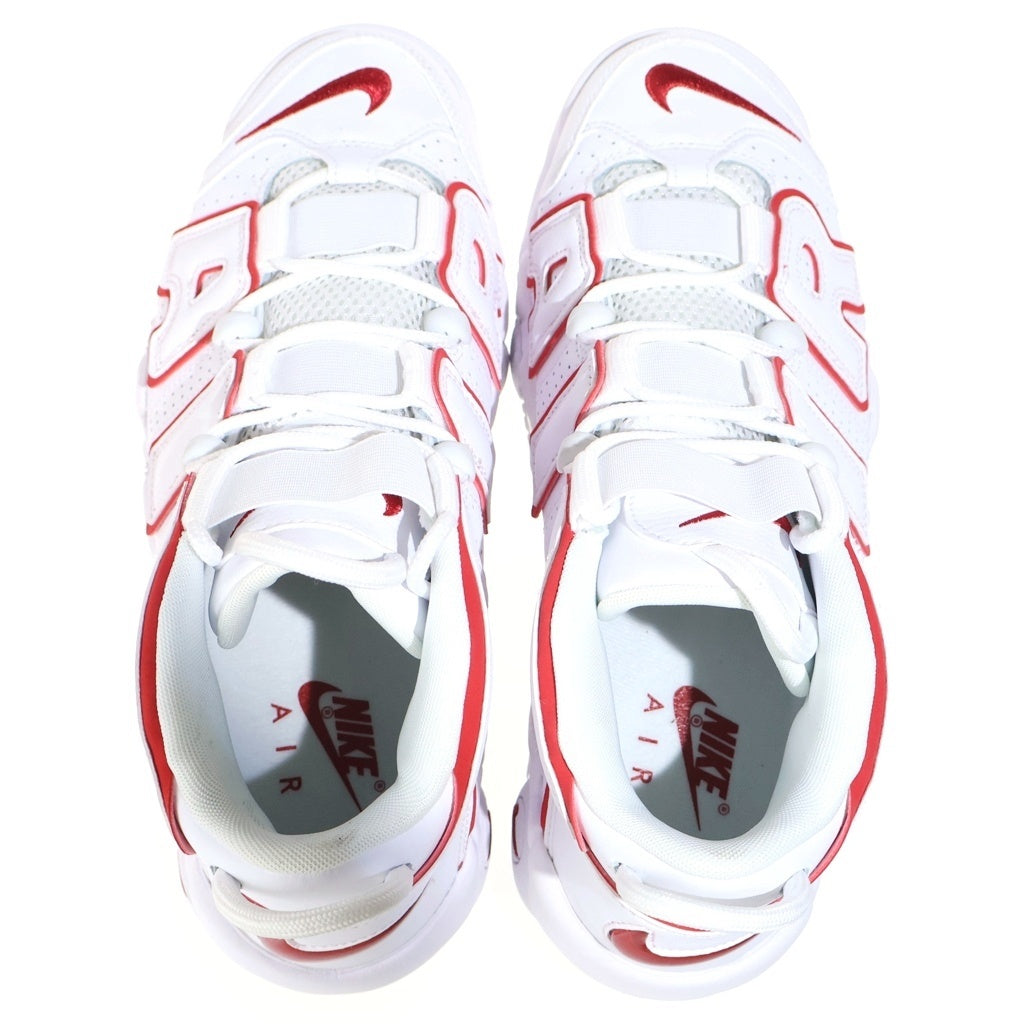 NIKE(ナイキ) AIR MORE UPTEMPO WHITE/VARSITY RED エア モア アップテンポ ホワイト/バーシティレッド ホワイト US7.5/25.5cm 921948 102 レディース