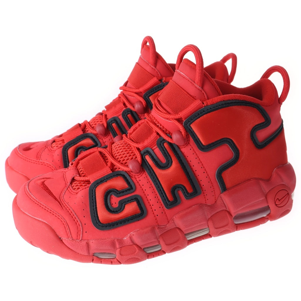 NIKE(ナイキ) AIR MORE UPTEMPO エア モア アップテンポ ハイカットスニーカー レッド US7/25cm AJ3138-600 レディース