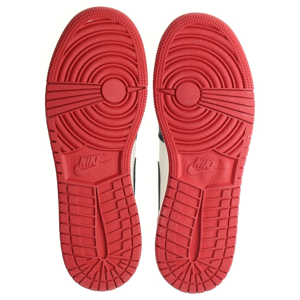 NIKE(ナイキ) GS Air Jordan 1 Retro High Bred Toe GS エアジョーダン1 レトロ ハイ ブレッドトゥ ハイカットスニーカー レッド レディース US6.5Y/24.5cm 575441-610