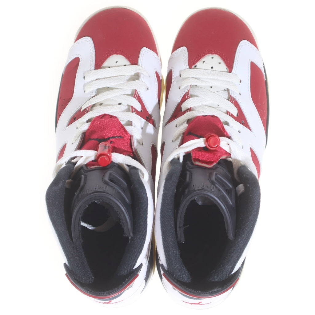 NIKE(ナイキ) GS Air Jordan 6 Retro Carmine GS エアジョーダン6 レトロ カーマイン US6Y/24cm ホワイト/レッド 384665 160