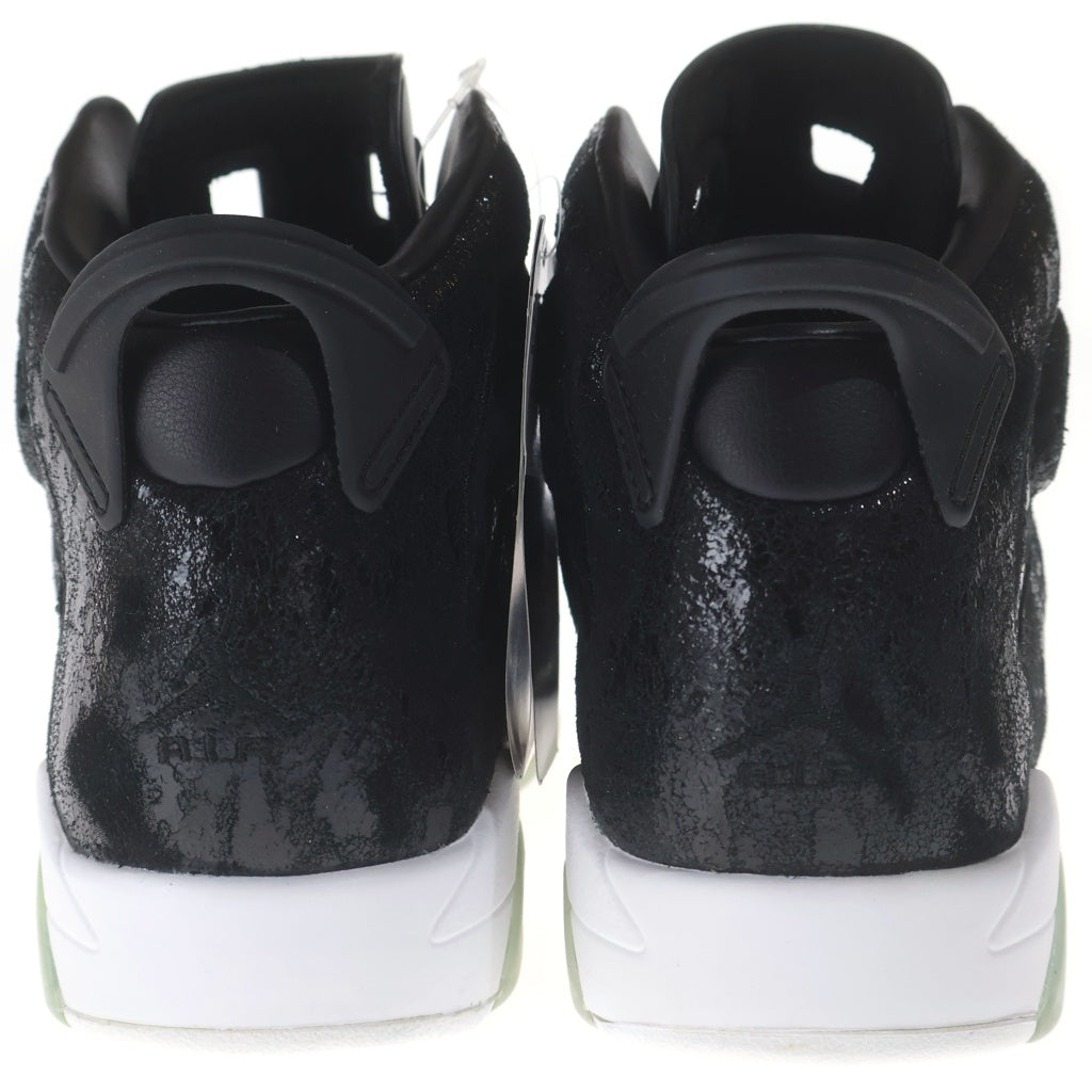 NIKE(ナイキ) GS Air Jordan 6 Retro Heiress Black Suede GS エアジョーダン6 レトロ エアレス ブラック スエード US6Y/24cm ブラック 881430 029 レディース