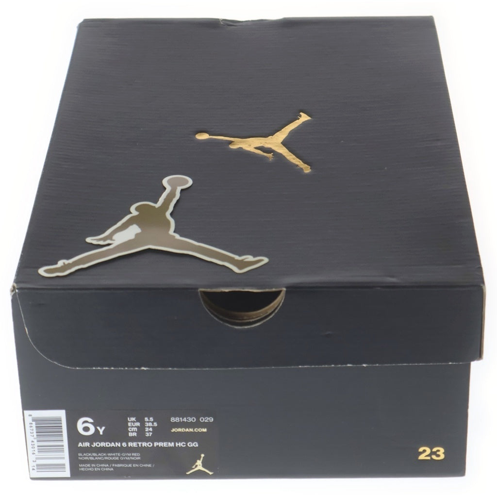 NIKE(ナイキ) GS Air Jordan 6 Retro Heiress Black Suede GS エアジョーダン6 レトロ エアレス ブラック スエード US6Y/24cm ブラック 881430 029 レディース
