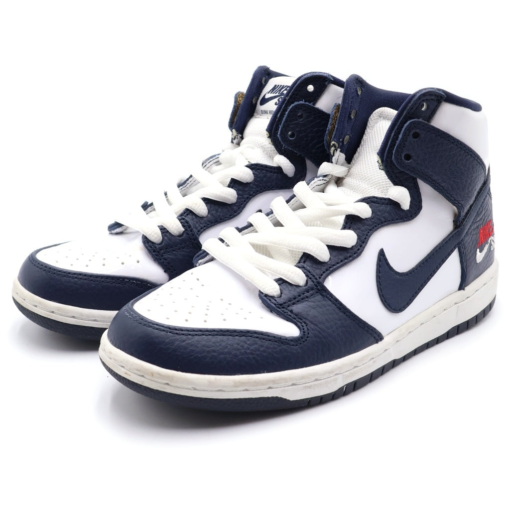 NIKE(ナイキ) DUNK HIGH ZOOM PRO 854851-441 ダンク ハイ アトランタオリンピック オブシディアン ハイカットスニーカー ネイビー/ホワイト レディース US6/24cm 854851‐441