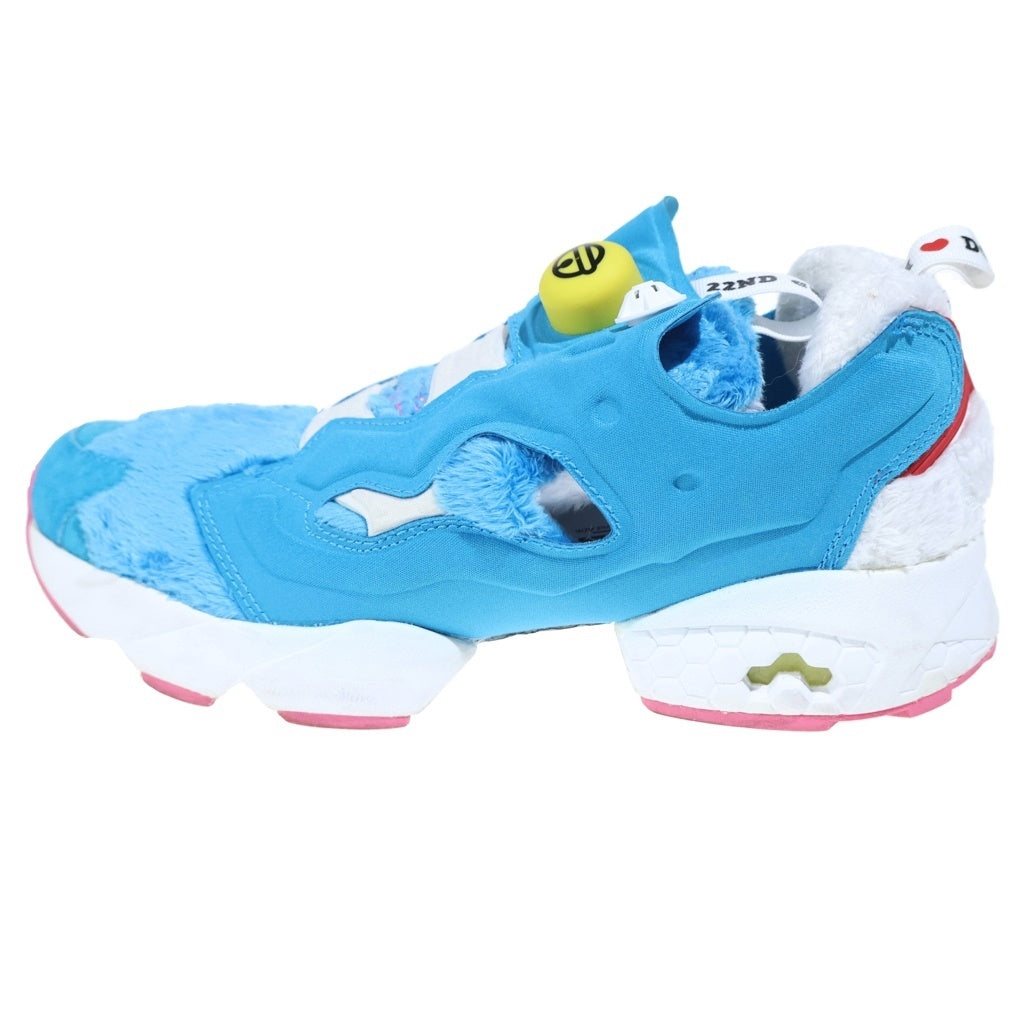 Reebok(リーボック) INSTAPUMP FURY PACKER SHOES X ATMOS DORAEMON インスタポンプフューリー パッカーシューズ アトモス ドラエモン ブルー BS7368 レディース