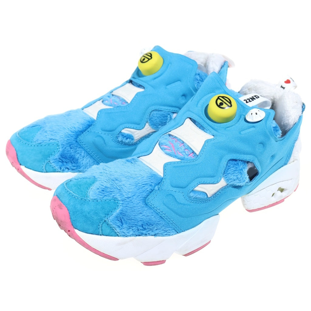 Reebok(リーボック) INSTAPUMP FURY PACKER SHOES X ATMOS DORAEMON インスタポンプフューリー パッカーシューズ アトモス ドラエモン ブルー BS7368 レディース