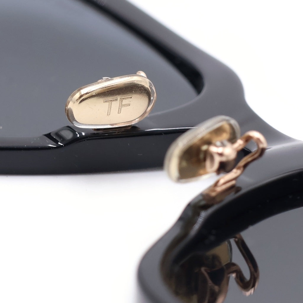 TOM FORD(トムフォード) ウェリントン ブルーカラーレンズ サングラス 眼鏡 アイウェア TF 1163-K ブラック