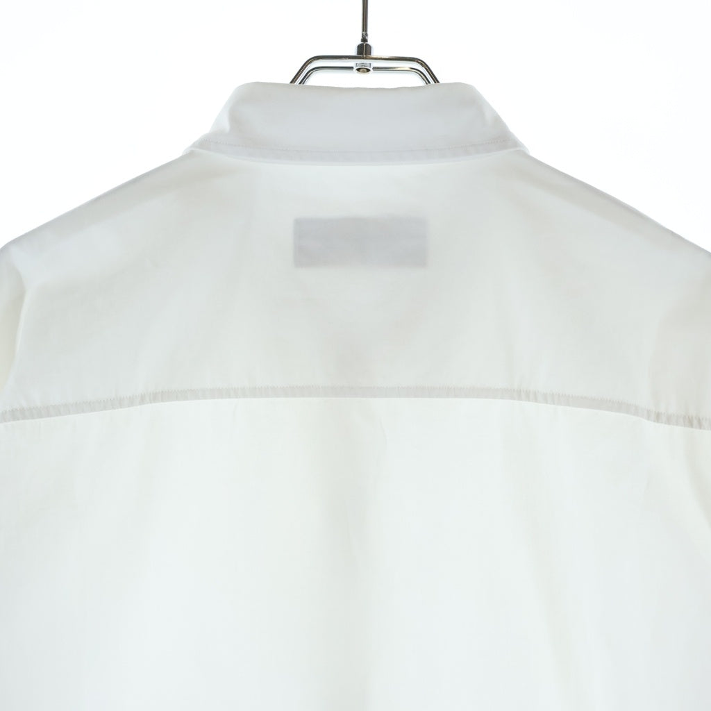 DSQUARED2(ディースクエアード) 23AW Relaxed Dan Graffiti Shirt S71DM0669 リラックスド グラフィティロゴプリント 長袖コットンシャツ ホワイト