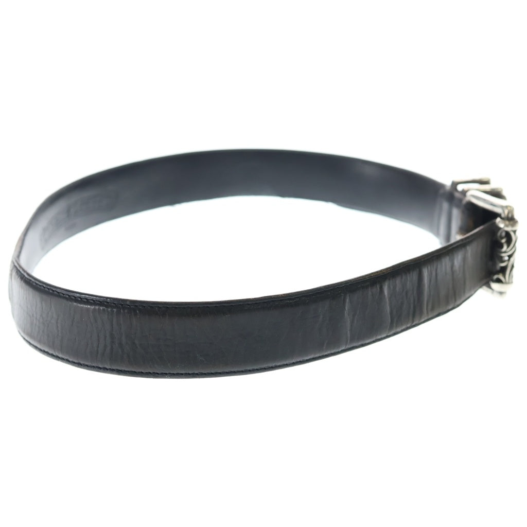 CHROME HEARTS(クロムハーツ) BLT ROLLER 3PC1.5inch 3PCローラーバックル レザーベルト シルバー BCA357