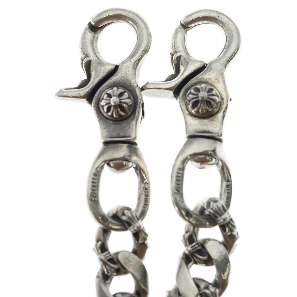 CHROME HEARTS(クロムハーツ) FANCY LONG-2 2クリップロングファンシー ウォレットチェーン シルバー