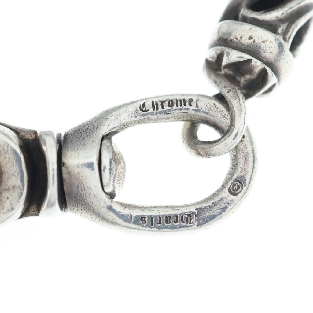 CHROME HEARTS(クロムハーツ) 9LINK ROLLER LONG-T 2クリップ 9LINK ロングローラー ウォレットチェーン シルバー