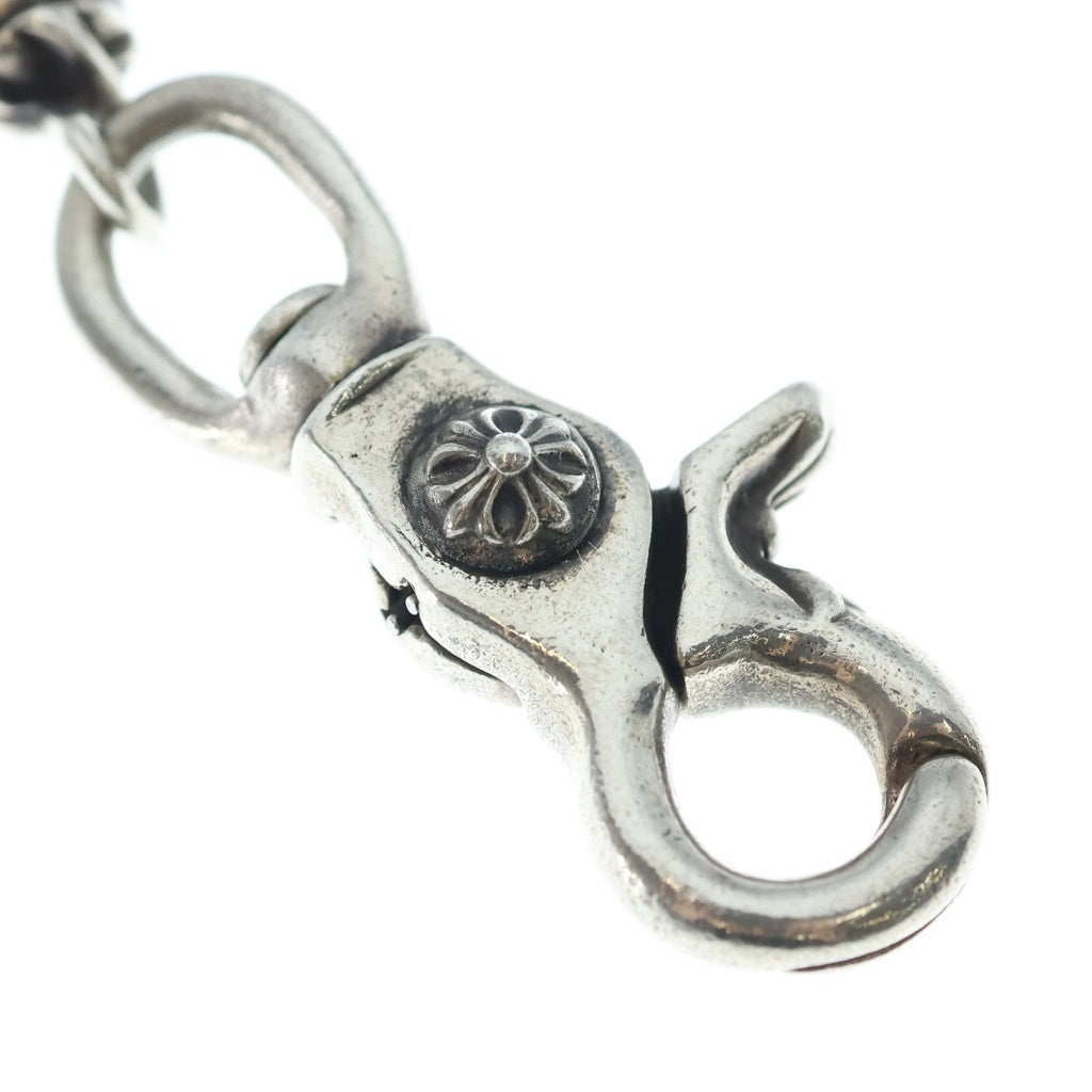 CHROME HEARTS(クロムハーツ) 9LINK ROLLER LONG-T 2クリップ 9LINK ロングローラー ウォレットチェーン シルバー