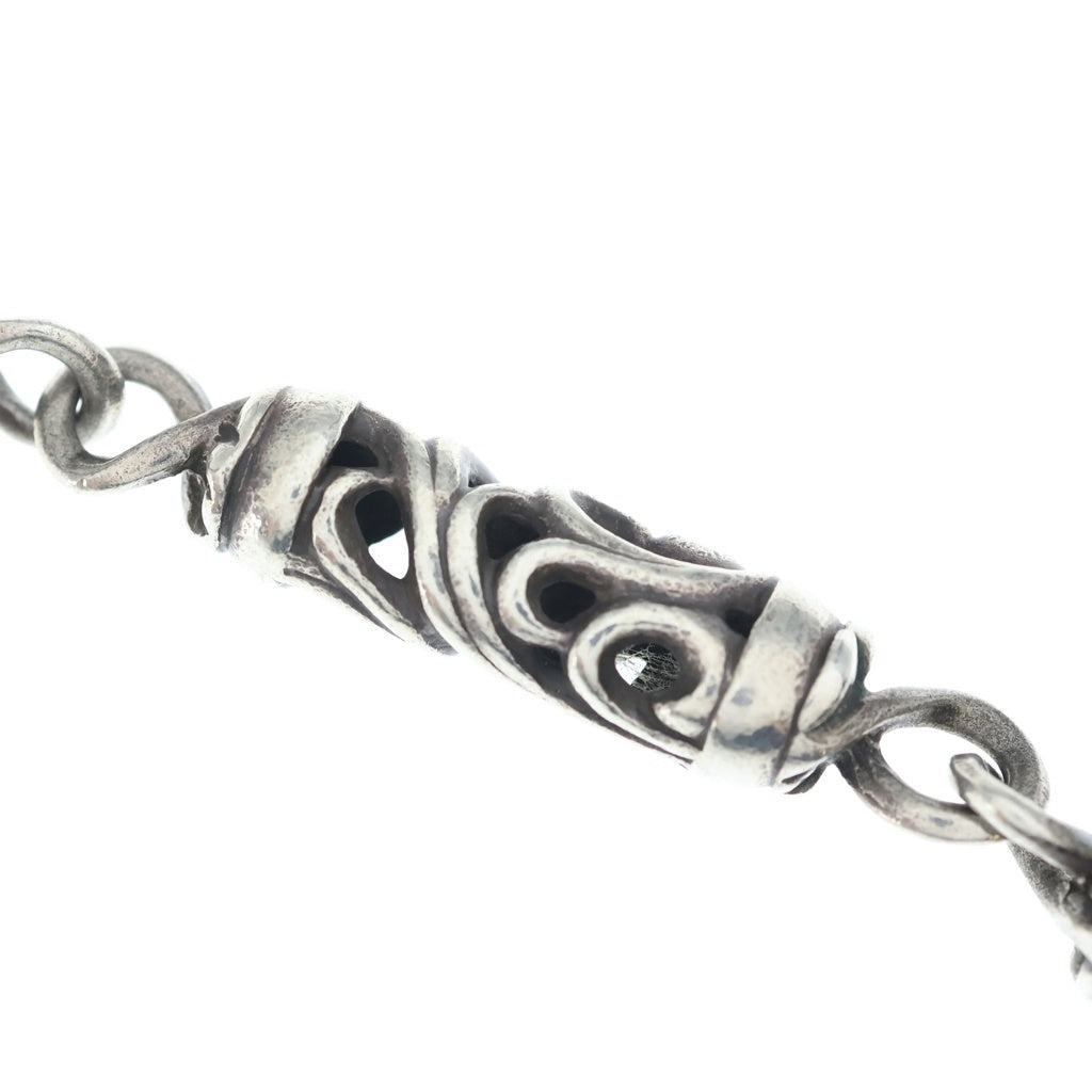 CHROME HEARTS(クロムハーツ) 9LINK ROLLER LONG-T 2クリップ 9LINK ロングローラー ウォレットチェーン シルバー
