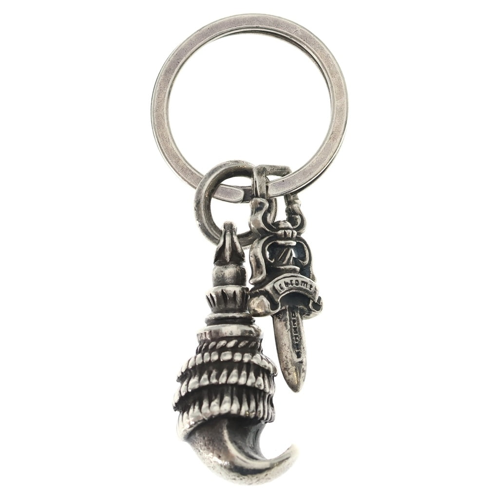 CHROME HEARTS(クロムハーツ) CROW&No5 DGGR クロウ #5 ダガー キーリング シルバー