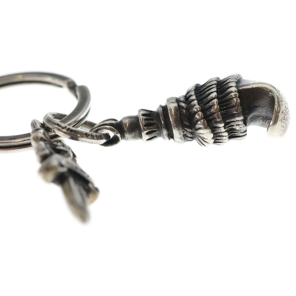 CHROME HEARTS(クロムハーツ) CROW&No5 DGGR クロウ #5 ダガー キーリング シルバー