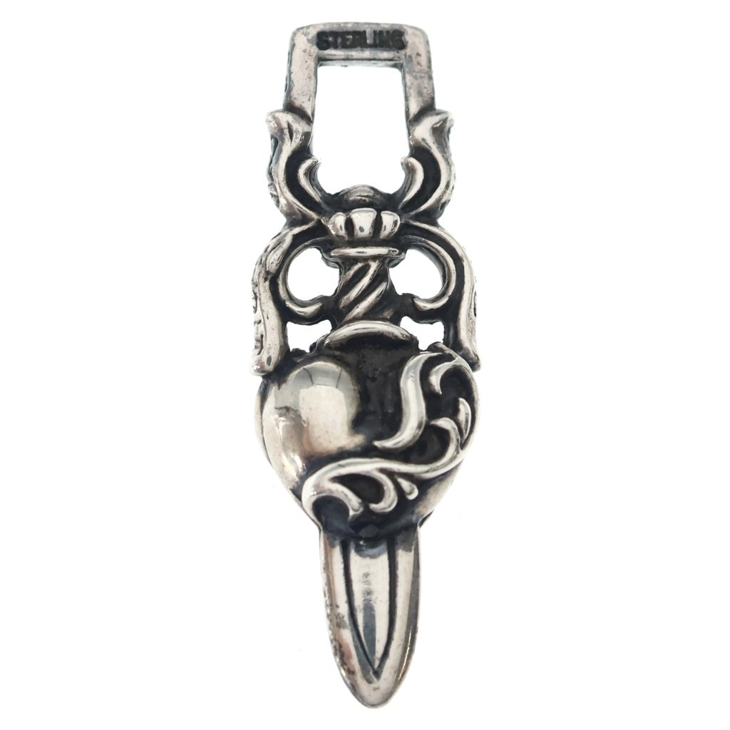 CHROME HEARTS(クロムハーツ) DAGGER HEART ダガーハート ペンダントトップ シルバー BCA243