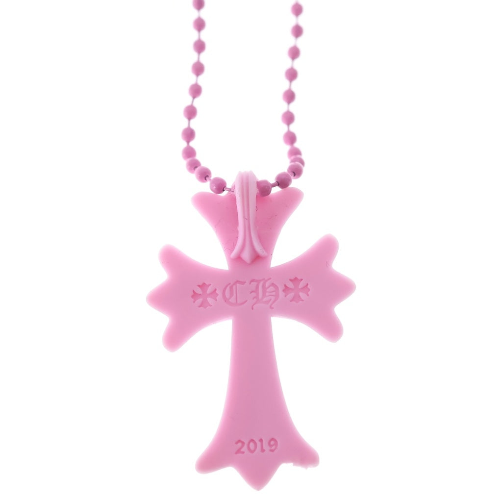 CHROME HEARTS(クロムハーツ) RUBBER CH CRS SML スモールCHクロス ラバーネックレス シリコン ピンク BCA306