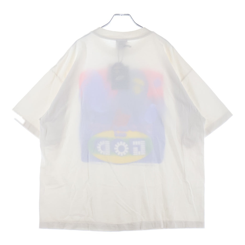 SAINT MICHAEL(セントマイケル) ×A BATHING APE SS TEE GOD アベイシングエイプ フロントプリント クルーネック半袖Tシャツカットソー ホワイト SM-HR1-0000-C35