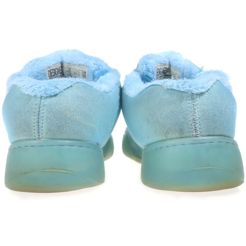 ERL(イーアールエル) FOAM VAMP SNEAKERS 厚底ファーローカットスニーカー ブルー