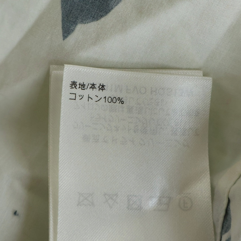 LOUIS VUITTON(ルイヴィトン) 24SS モノグラムフラワープリント 総柄 コットンポプリンシャツ ホワイト/ブルー RM241M FVO HQS13