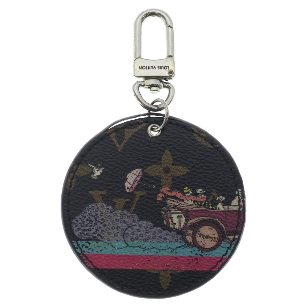 LOUIS VUITTON(ルイヴィトン) モノグラム イリュストレ トラベル カバン バッグチャーム キーホルダー ブラウン レディース